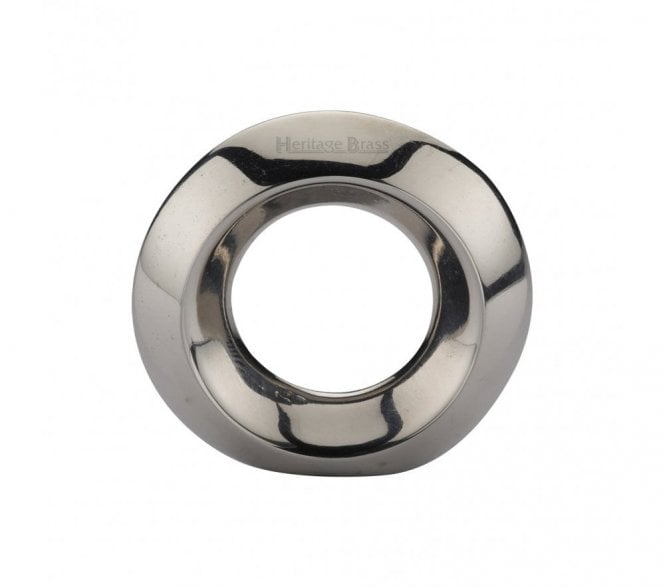Heritage Brass C4553 Ring Cabinet Knob - 40mm - Polished Nickel