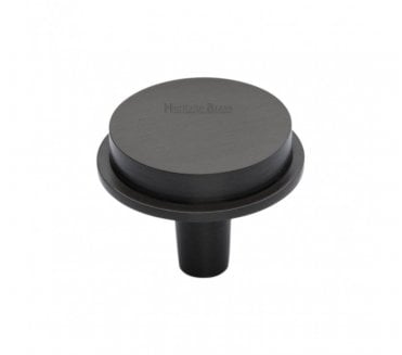 Heritage Brass C4592 Flat Top Round Cabinet Knobs - Matt Bronze