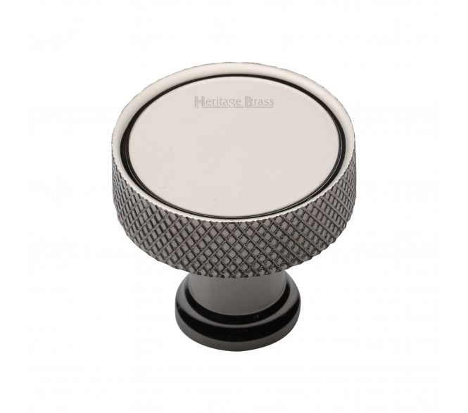 Heritage Brass C4648 Florence Knurled Cabinet Knobs - Polished Nickel