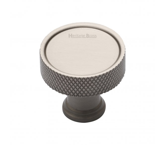 Heritage Brass C4648 Florence Knurled Cabinet Knobs - Satin Nickel