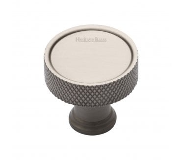 Heritage Brass C4648 Florence Knurled Cabinet Knobs - Satin Nickel