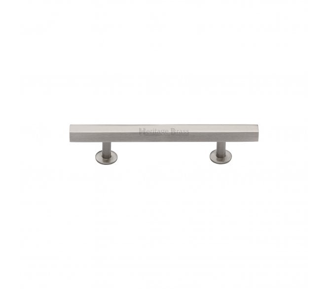 Heritage Brass C4760 Square T-Bar Cabinet Pull Handles - Satin Nickel