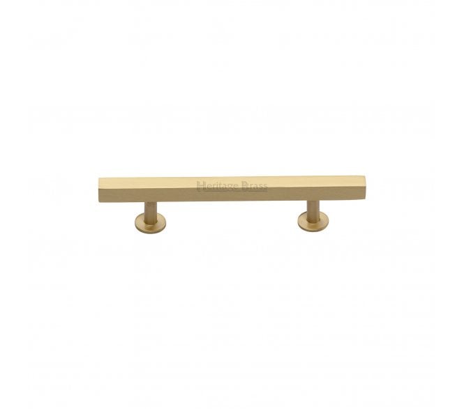 Heritage Brass C4760 Square T-Bar Cabinet Pull Handles - Satin Brass