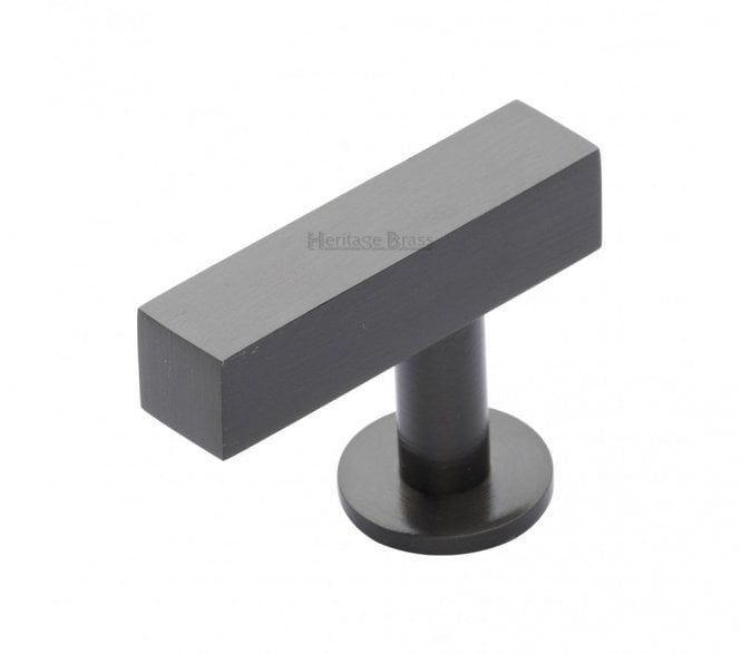 Heritage Brass C4760 Square T-Shaped Cabinet Knob - Matt Bronze
