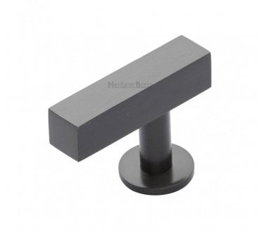 Heritage Brass C4760 Square T-Shaped Cabinet Knob - Matt Bronze