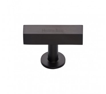 Heritage Brass C4765 Square T-Bar Cabinet Knob 44mm - Matt Bronze