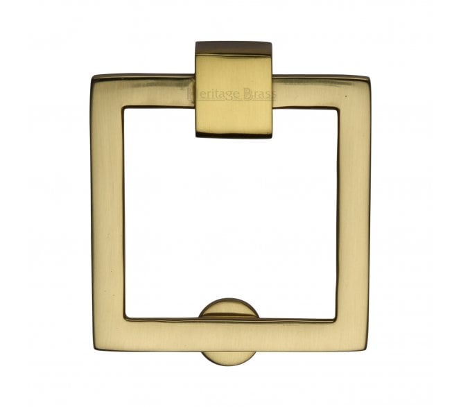 Heritage Brass C6311 Square Cabinet Drop Ring - Polished Brass