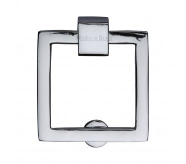 Heritage Brass C6311 Square Cabinet Drop Ring - Polished Chrome