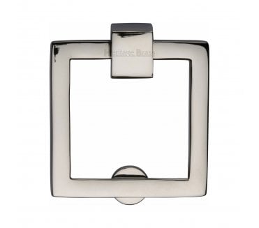 Heritage Brass C6311 Square Cabinet Drop Ring - Polished Nickel