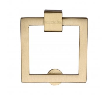 Heritage Brass C6311 Square Cabinet Drop Ring - Satin Brass