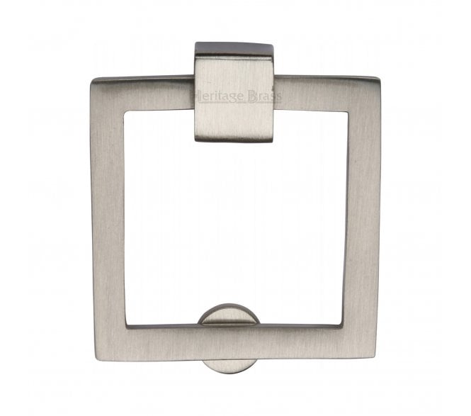 Heritage Brass C6311 Square Cabinet Drop Ring - Satin Nickel