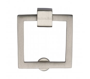 Heritage Brass C6311 Square Cabinet Drop Ring - Satin Nickel