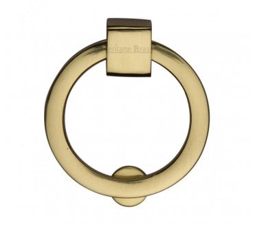 Heritage Brass C6321 Circular Cabinet Drop Ring 63mm - Polished Brass