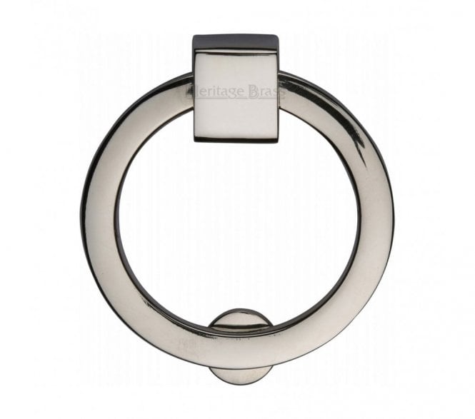 Heritage Brass C6321 Circular Cabinet Drop Ring 63mm - Polished Nickel