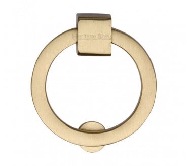 Heritage Brass C6321 Circular Cabinet Drop Ring 63mm - Satin Brass