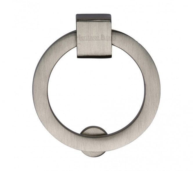Heritage Brass C6321 Circular Cabinet Drop Ring 63mm - Satin Nickel