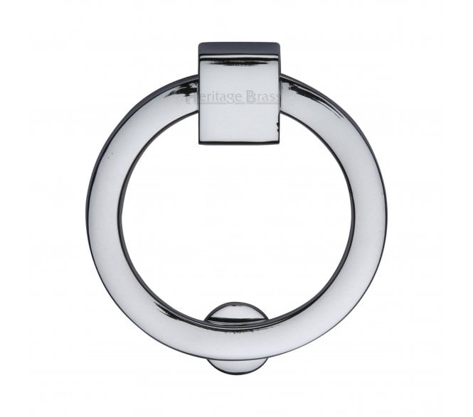 Heritage Brass C6321 Circular Cabinet Drop Ring 50mm - Polished Chrome