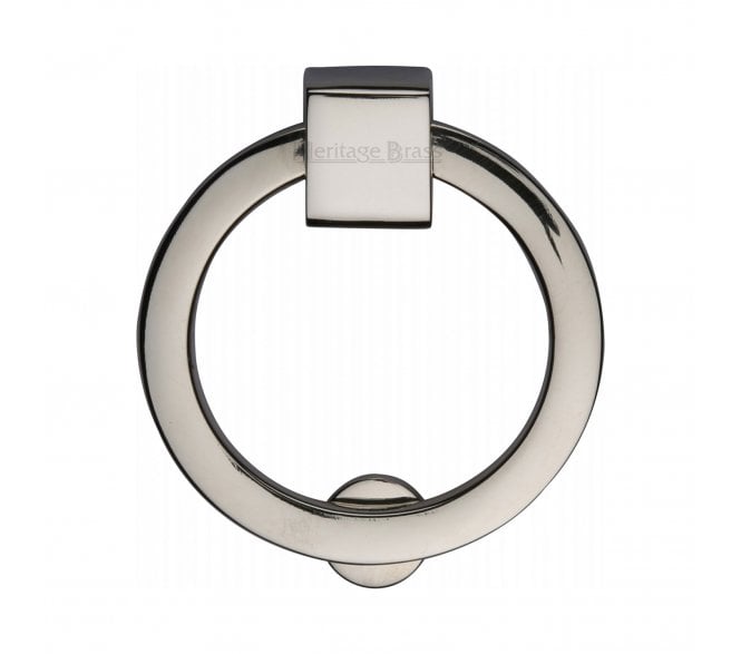 Heritage Brass C6321 Circular Cabinet Drop Ring 50mm - Polished Nickel