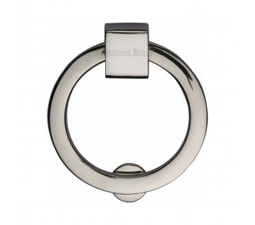 Heritage Brass C6321 Circular Cabinet Drop Ring 50mm - Polished Nickel
