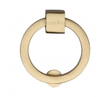 Heritage Brass C6321 Circular Cabinet Drop Ring 50mm - Satin Brass