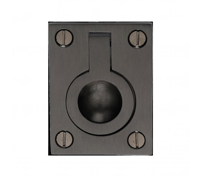 Heritage Brass C6337 Flush Ring Pull - Matt Bronze
