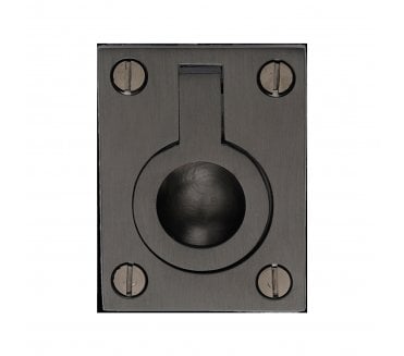Heritage Brass C6337 Flush Ring Pull - Matt Bronze