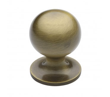 Heritage Brass C8321 Ball Design Cabinet Knobs - Antique Brass