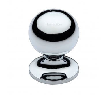 Heritage Brass C8321 Ball Design Cabinet Knobs - Polished Chrome