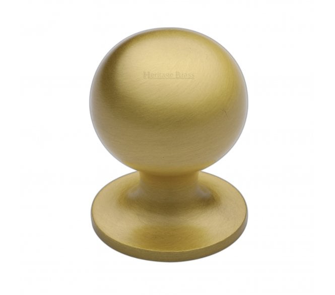 Heritage Brass C8321 Cabinet Knobs Ball Design - Satin Brass