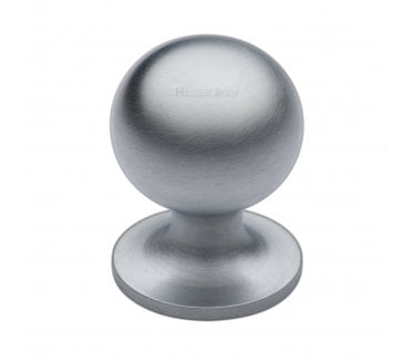 Heritage Brass C8321 Ball Design Cabinet Knobs - Satin Chrome