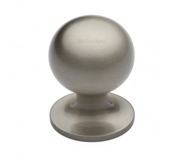 Heritage Brass C8321 Ball Design Cabinet Knobs - Satin Nickel