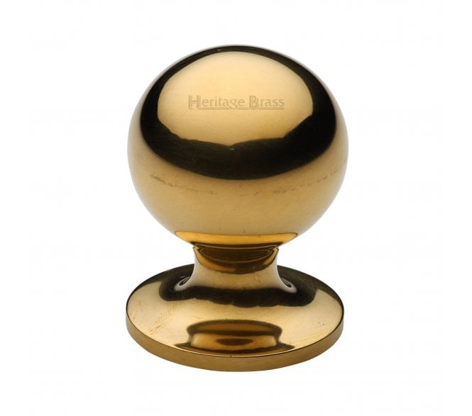 Heritage Brass C8321 Cabinet Knobs Ball Design - Unlacquered Brass