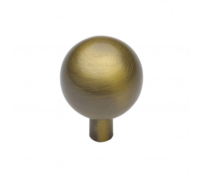 Heritage Brass C8323 Sphere Design Cabinet Knobs - Antique Brass