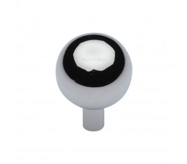 Heritage Brass C8323 Sphere Design Cabinet Knobs - Polished Chrome