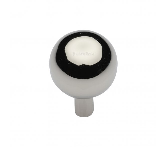 Heritage Brass C8323 Sphere Design Cabinet Knobs - Polished Nickel