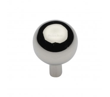 Heritage Brass C8323 Sphere Design Cabinet Knobs - Polished Nickel