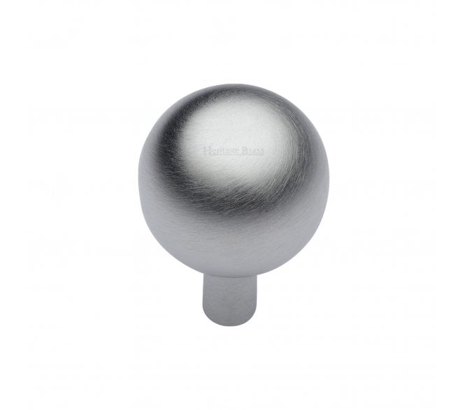 Heritage Brass C8323 Sphere Design Cabinet Knobs - Satin Chrome