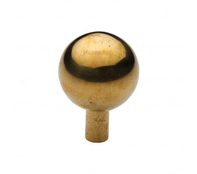 Heritage Brass C8323 Sphere Design Cabinet Knobs - Unlacquered Brass