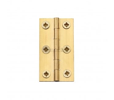 Heritage Brass Cabinet Hinges 51x28mm- Natural Brass (Pair)