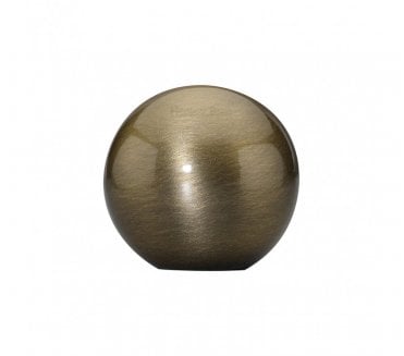 Heritage Brass Cabinet Knob Globe Design - Antique Brass