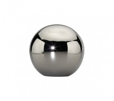 Heritage Brass Cabinet Knob Globe Design - Polished Nickel