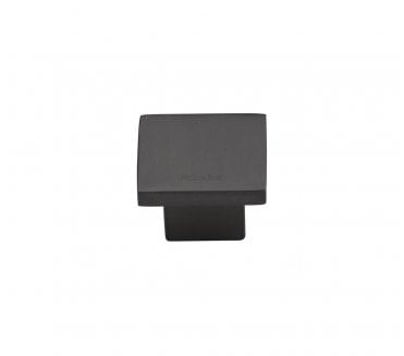 Heritage Brass Cabinet Knobs Classic Square Design - Matt Bronze