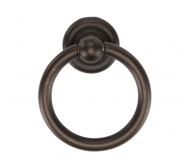 Heritage Brass Classic Drop Ring Cabinet Pull 42mm - Matt Bronze