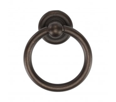 Heritage Brass Classic Drop Ring Cabinet Pull 42mm - Matt Bronze