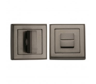 Heritage Brass DEC7030 Square Bath Turn & Release 54mm - Matt Bronze