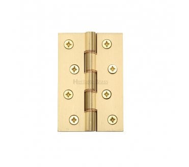 Heritage Brass DPBW Butt Hinges 102x67mm - Satin Brass (Pair)