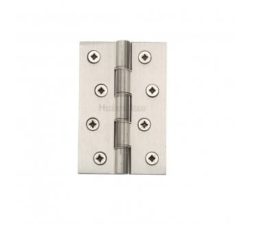 Heritage Brass DPBW Butt Hinges 102x67mm - Satin Nickel (Pair)