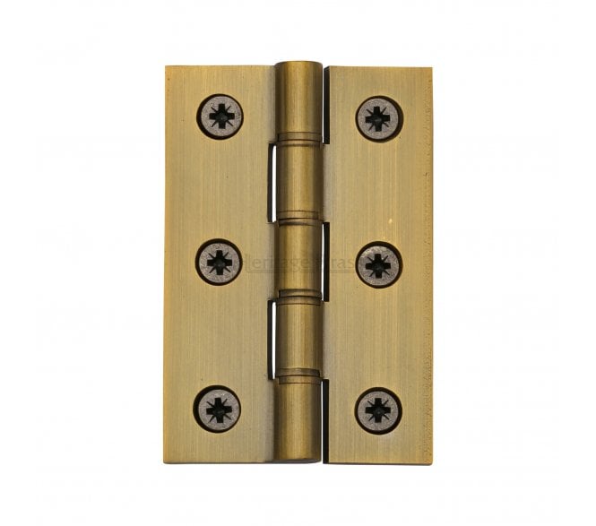 Heritage Brass DPBW Butt Hinges 76x51mm - Antique Brass (Pair)