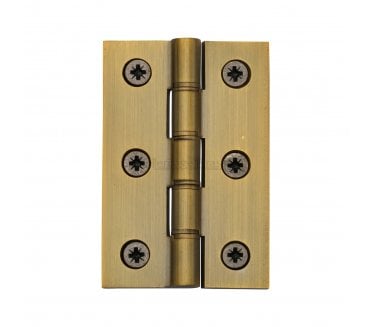 Heritage Brass DPBW Butt Hinges 76x51mm - Antique Brass (Pair)