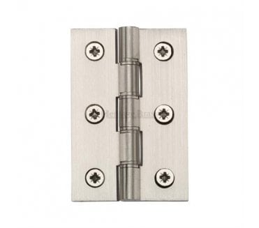 Heritage Brass DPBW Butt Hinges 76x51mm - Satin Nickel (Pair)